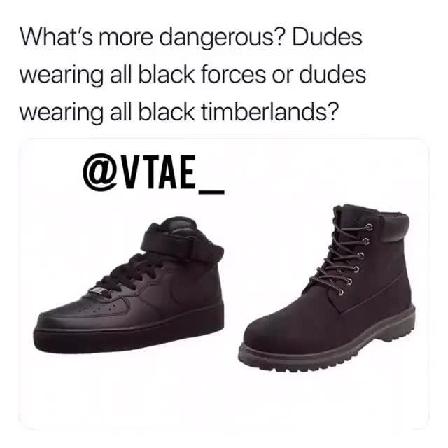 Get Black Air Force 1 Meme Pictures - Sneakers